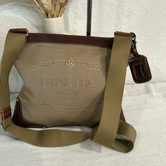 Prada Handbags - Authentic Prada Canapa Logo Crossbody Bag unisex